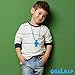 QUALEAP AMBER Sensory Chew Necklace for Kids, Boys or Girls - Oral Sensory Chew Toys Teether Necklace Chewing Necklace - Designed for Autism, ADHD, Oral Motor Boys BPA Free (3 Pack)