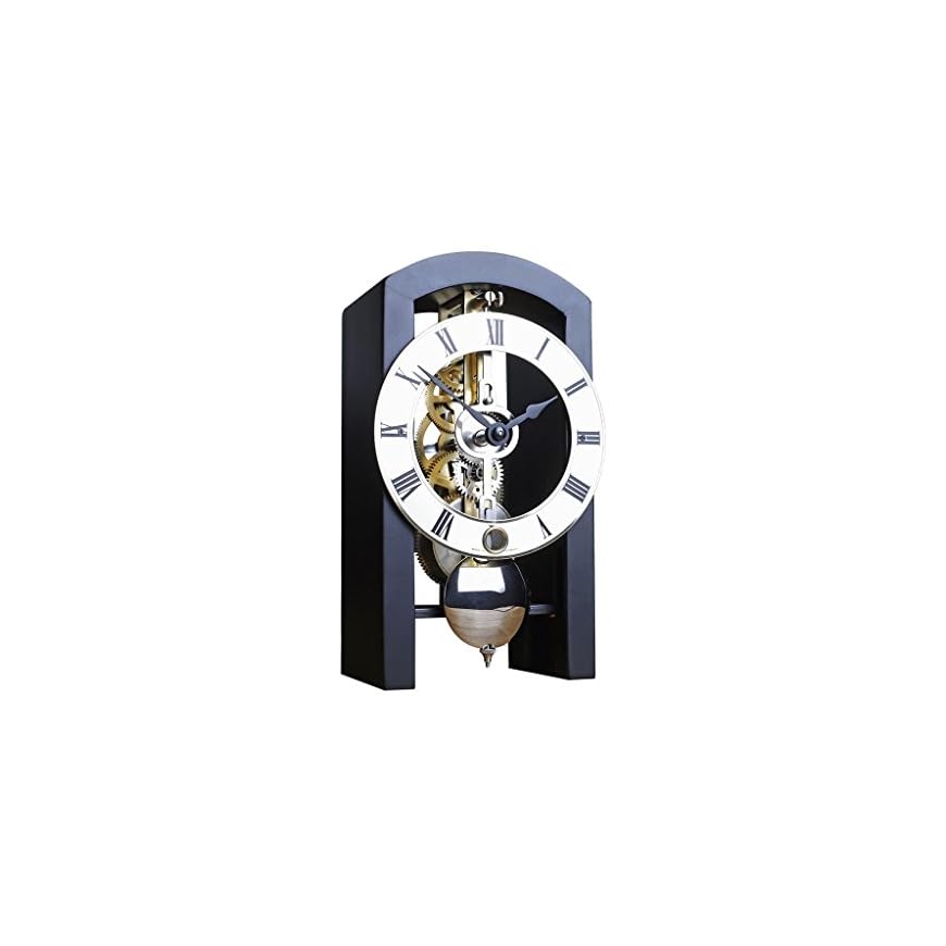 Hermle PATTERSON Mechanical Table Clock 23015740721, Black LAVORIST