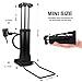 HOPOPRO NBC News Recommended Brand Mini Bicycle Pump, Portable Bike Floor Pump Bike Tire Pump Hand Foot Activated Bike Pump with Presta Schrader Dunlop Valves Extra Valve and Gas Needle