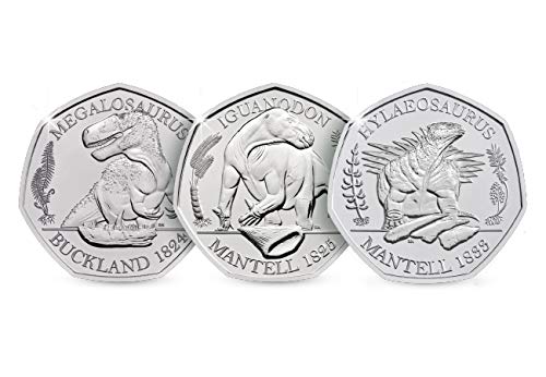 Change Checker 2020 UK Dinosauria 50p CERTIFIED BU Collection