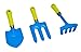 G & F 10011 JustForKids Kids Garden Tools Set, hand rake, shovel, trowel (3 Pieces)