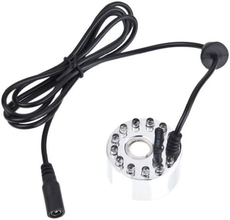 Mist Fog Maker Fogger Mister Pond Water Fountain 12 LED