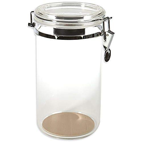 Prestige Import Group AJ25 25 Count Acrylic Humidor Jar with Humidifier and Spanish Cedar Interior Lining on Bottom - Thumbnail 4