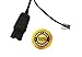 AvimaBasics BEST A10-16 Adapter Direct Connect for Plantronics Headsets | Stretchable, Durable, Quick Connect & Disconnect Grips Cable | For H-series, EncorePro, TriStar, Mirage, Encore, DuoSet
