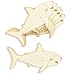 Bright Creations Unfinished Wood Cutouts for DIY Crafts (24 Pack), Ocean Animals