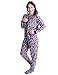 Caramel Cantina Juniors Women One Piece Zip PJS Footed Adult Onesie (Small, Nutcracker)