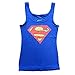 Hybrid Justice League Superman Logo Juniors Tank Top Tee (Small)