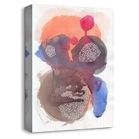 Canvas Wall Art Abstract Color Canvas Prints Home Artwork Decoration for Living Room,Bedroom - 12x18 inches