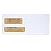 Acko # 9 500 Pack 4 x 9 Double Window Envelope Check Envelopes Tinted Security Envelopes Designed for Home Office Secure Mailing,Invoices Checks Statements and Documents - White Envelopes