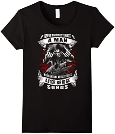 Womens Never understand a man Alter Bridges Songs Shirt XL Black