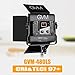 GVM 2 Packs LED Video Light, Dimmable Bi-Color, Lighting for YouTube Studio Photography, Upgrade LED Panel with LCD Screen, Video Shooting with Light Stand Kit, 480 LED Beads, 2300K-6800K, CRI 97+