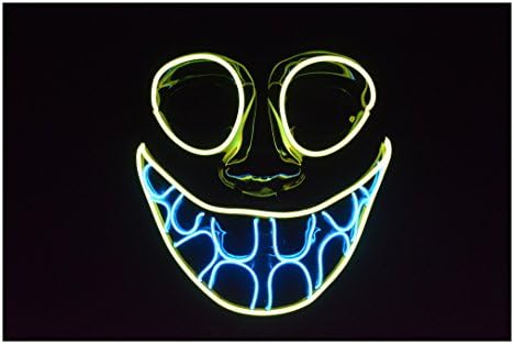 Halloween Mask "GoofBall" El Wire Mask