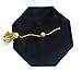 GraduationForYou Unisex Doctoral Graduation Tam Black Velvet 8-sided With Gold Bullion Tassel Satin Silk Band
