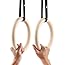 Anelli Fitness Legno Anelli Da Palestra MATCHU In Legno - Portata 400kg, Cinghie Regolabili, 2 Pezzi Anelli Fitness Cinghie Nylon - Foto 3