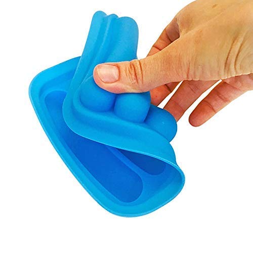 Non-Stick Silicone Sausage Mold for Homemade Hot Dogs, DIY Hot Dogs, FDA Approved and BPA Free, Hot Dog Mold for Oven and Microwave (Blue, 6-Cavity) - Thumbnail 5