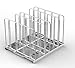 EVERIE 18/8 Stainless Steel Sous Vide Weights Rack with 7 Dividers for Sous Vide Even Heating, Compatible with Rubbermaid, Cambro, Everie 12 Quart Container, No Float