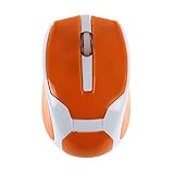 Mokingtop 2.4g 1200dpi Candy Color Optical Mini Wireless Mouse Mice for Laptop Pc(orange)