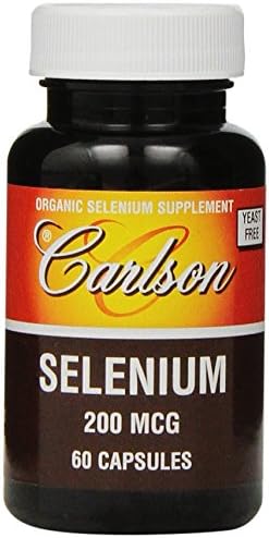 Carlson labs selenium 200 mcg, 60 capsules (088395052804)