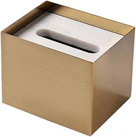Amazon Cyjzjh ティッシュボックスカバー長方形 メタルステンレススチールスクエアティッシュボックス リビングルームバスルームオフィス 真鍮マーブル Z4j0h9 色 Carrara White サイズ Small ティッシュケース ホルダー オンライン通販