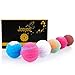 Joojoo Bath Bombs - SIX EXTRA LARGE 4.5 oz Ultra Lush Fizzy Bath Bombs Per Bath Bomb Kit-- Handmade In USA - Lavender, Moonlight & Roses, Cucumber Melon, Crazy Love, Petal Dance, Kiss Me