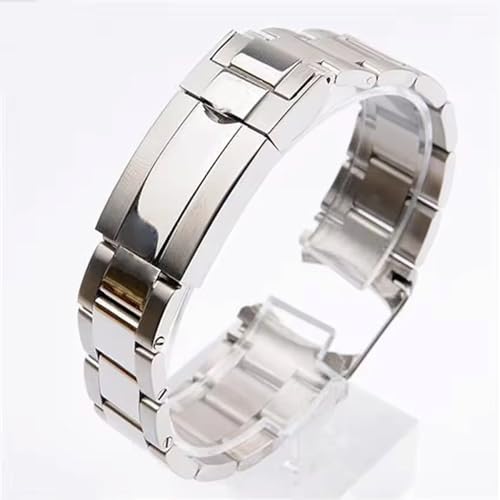 TIME WARRIOR Rolex 20MM Two Tone Solid Stainless Steel For Submariner, GMT-Master Watch Band Bracelet starp With Logo