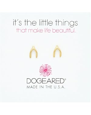 It's The Little Things Wishbone Stud Earrings