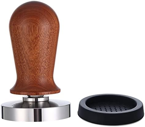 Espresso Tamper 51mm - Kaffeepulverpresse Mit Bürste Für Barista