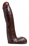 Sexflesh Realistic Dildo, Chocolate, 8 Inch
