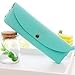 Mziart Cute Minimalist Pencil Case Coin Purse Pouch Fashion Cosmetic Makeup Bag (Mint Green)