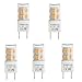 HERO-LED G8-17S-WW27 T4 G8 LED Halogen Xenon Replacement Light Bulb, 2.3W, 20W Equivalent, Under-Counter Lights, Puck Lights, Warm White 2700K, 5-Pack(Not Dimmable)