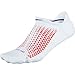 Nike Golf Women's Dri-Fit 3-Pair Tab No Show Socks, White/Purple Venom/Turf Orange, Medium