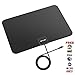 Getlink HDTV Antenna Indoor - 35 Miles Range with 10 Feet High Performance Coaxial Cable (Black)