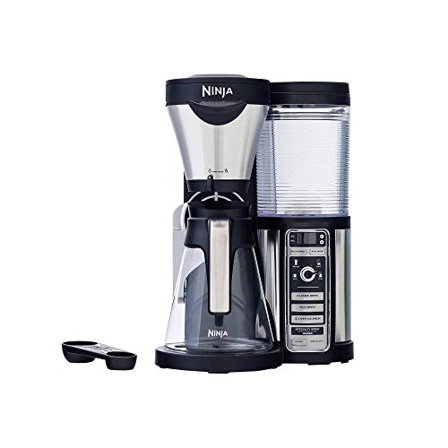 Ninja Coffee Bar Brewer, Glass Carafe, Silver (Renewed)