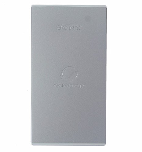 Sony SCPF10SLV 10000 mAh Portable Power Supply, 10000 mAh Li-ion Polymer rechargeable battery, Pre-charged and ready to use right out of the box