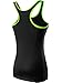 NELEUS Women's 3 Pack Compression Athletic Tank Top for Yoga Running,Blue,Green,Rose,EU M,US S