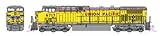 GE AC4400CW - Standard DC -- Union Pacific #6717 (Armour Yellow, gray)