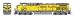 GE AC4400CW - Standard DC -- Union Pacific #6717 (Armour Yellow, gray)