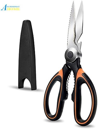 Kitchen Shears, Heavy Duty Multi-Purpose Archimedean Kitchen Scissors, Professional Poultry Scissors,Suitable For Chicken, Poultry, Fish, Meat, Vegetables, Herbs and Daily Use