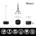 Urwise romantic Eiffel Tower in Paris France 3D Optical Illusion Night Light,7 Colors Changing,Smart Touch Button USB Powered,Amazing Creative Art Design for Home Decor ZB-2821