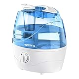 VicTsing Cool Mist Humidifier, Ultrasonic Humidifiers for Bedroom Baby, Premium Humidifying Unit with Whisper-Quiet Operation, Auto Shut-Off, Anti-Slip Handle, 12-24 Hours Working Time (BPA-Free)