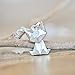 Origami Cat Necklace in Sterling Silver 925 with 16 Inch Chain