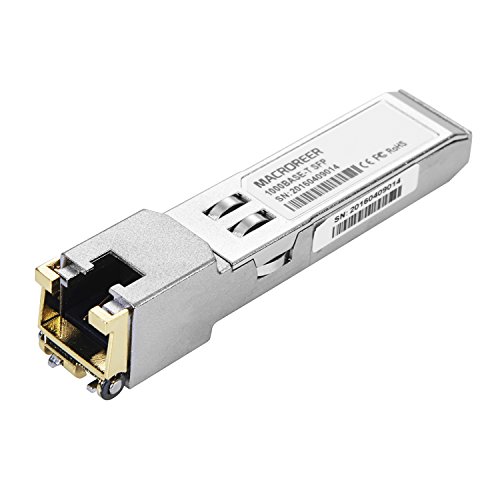 Macroreer Intel E1GSFPT Compatible 1000BASE-T SFP Transceiver RJ45 Connector 100m