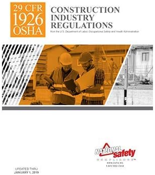 29 CFR 1926 OSHA CONSTRUCTION INDUSTRY STANDARDS