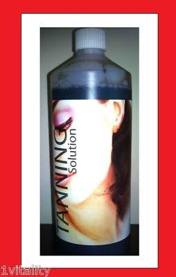 Coco Bay Spray Tanning Fluid (Dha) 1 Litre (Dark) Fake Tan