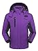 Ubon Women's Waterproof Windproof Moutain Ski Jacket Fleece (Purple,US M)
