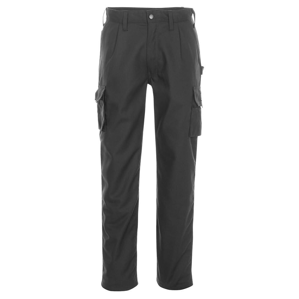 Mascot 03079-010-09 Toledo Hardwear High Durability Trouser with Thigh Pocket, Size 90C43, Black