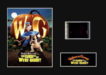 Genuine Wallace & Gromit The Curse of The were-Rabbit (2005) 35mm Mounted Movie Film Cell