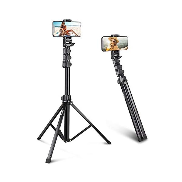 UBeesize 67'' Phone Tripod Stand & Selfie Stick Tripod, All in One