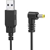 Gomass Replacement PSP Charger Cable, USB Power Cord for Sony PSP PlayStation Portable Charging for PSP 1000 2000 3000 Series (PSP-1001, 2001, 3001) and E-1000 L-Shape