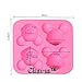 CharmTM Mouse 4 Cavity Silicone Mold Mini Cake Cupcake Chocolate Birthday Party
